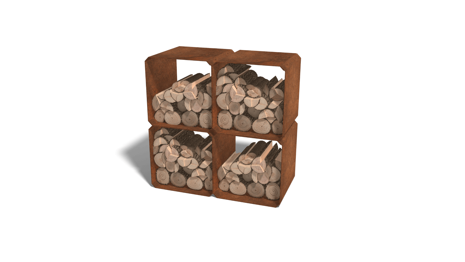 Würfel Holzlager