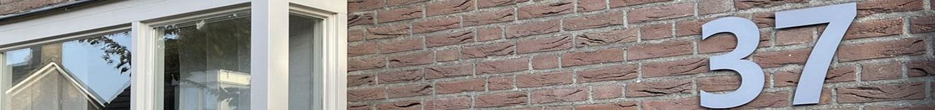 Hausnummern aus Edelstahl Hausnummern aus Edelstahl