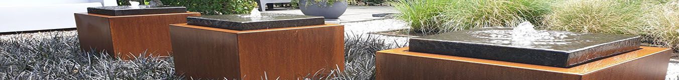 Wassertische aus Cortenstahl Wassertische aus Cortenstahl