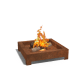 Cortenstahl feuerschale
