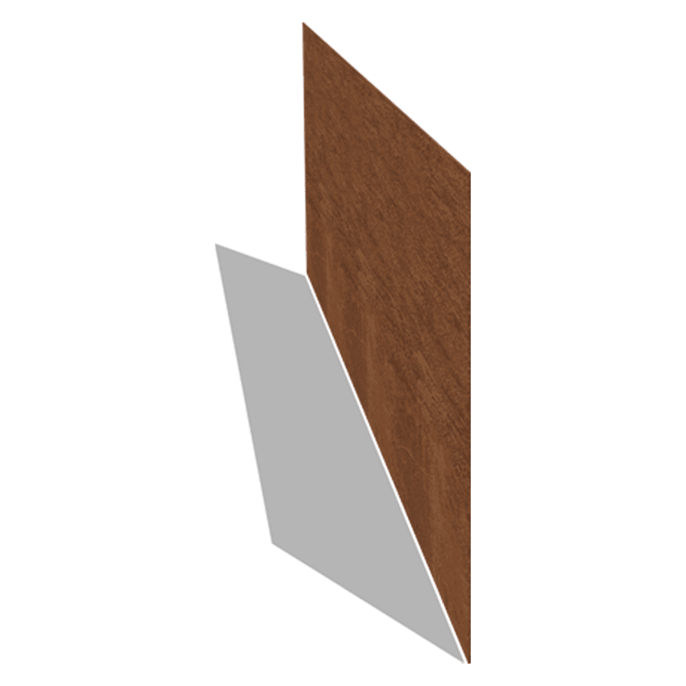 Einfassung gerade aus Cortenstahl 37,5 cm (Länge 150 cm)