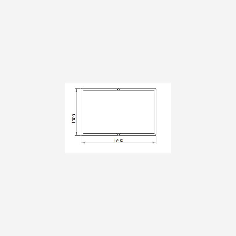 Pflanzgefäß aus pulverbeschichtetem Stahl Texas xxl 1600x1000