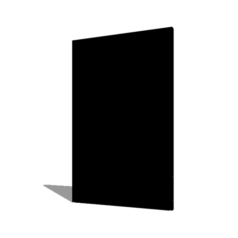 Pulverbeschichtetes Stahl Basis Paneel 120 x 6 x 190 cm
