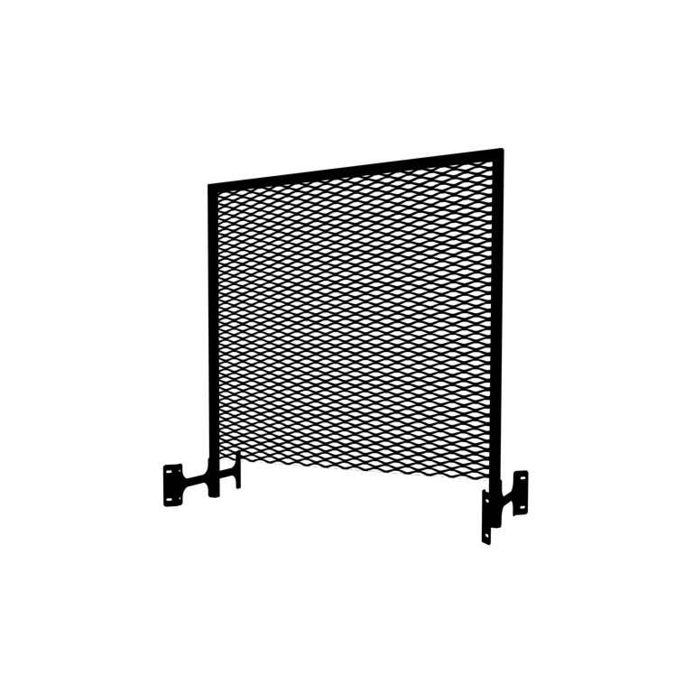 Schwarze Rankgitter für Pflanzkübel 50 x 120 cm