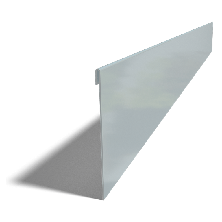 Rasenkante afgeflacht aus verzinktem Stahl 13 cm (lengte 150 cm)