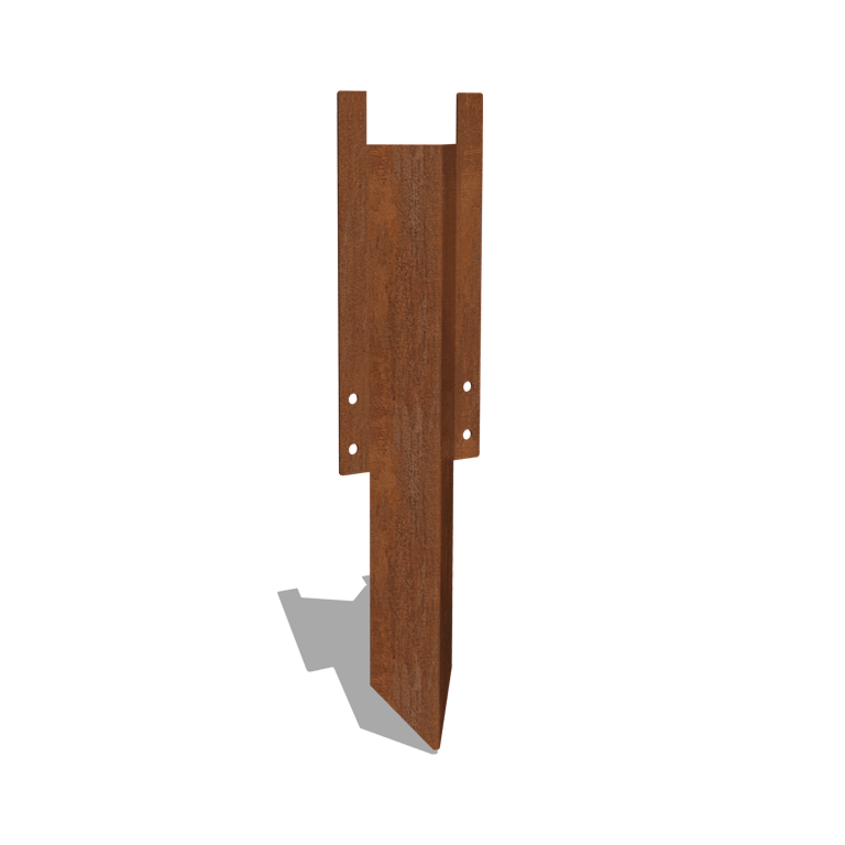 Erdspieß aus Cortenstahl Mittel 22 - 25 cm