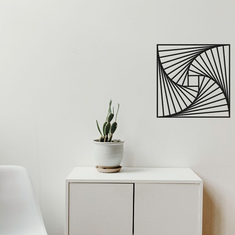 Wanddekoration aus Metall Geometric Pattern 3.0