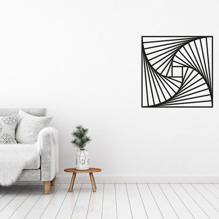Wanddekoration aus Metall Geometric Pattern 3.0