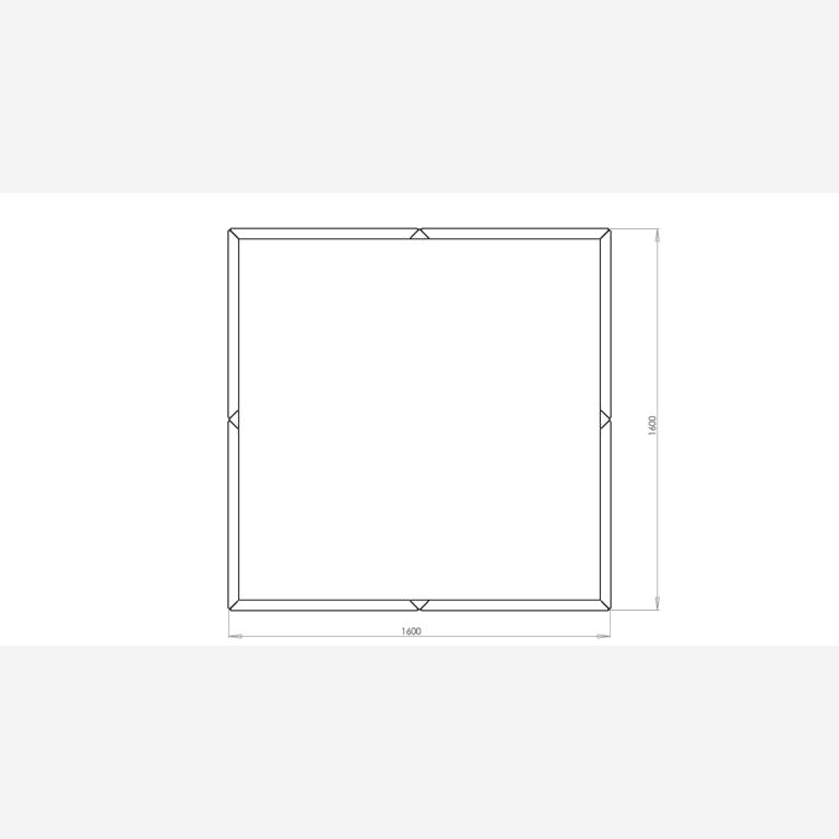 Pflanzgefäß aus pulverbeschichtetem Stahl Miami xxl 1600x1600