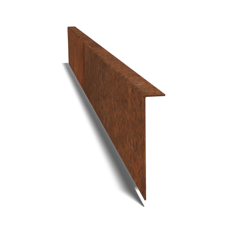 Einfassung gebogen aus Cortenstahl 22 cm (Länge 150 cm)