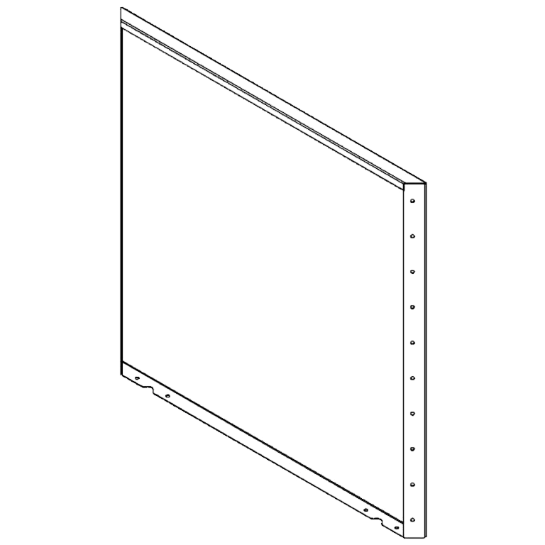 Cortenstahlplatte 100 x 100 cm