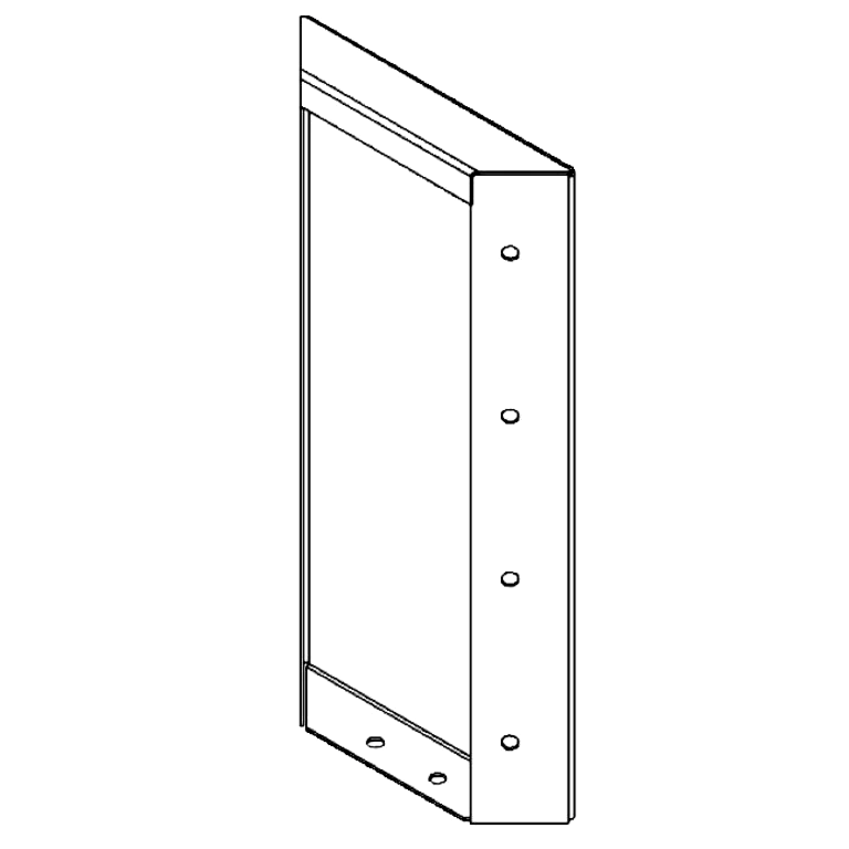 Cortenstahlplatte 40 x 20 cm Cortenstahlplatte 40 x 20 cm