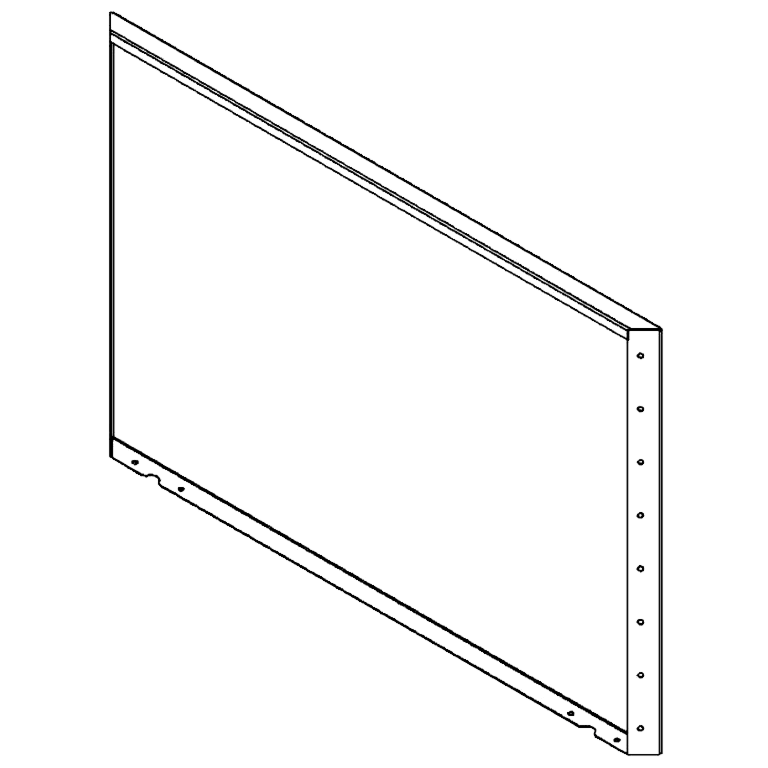 Cortenstahlplatte 80 x 120 cm