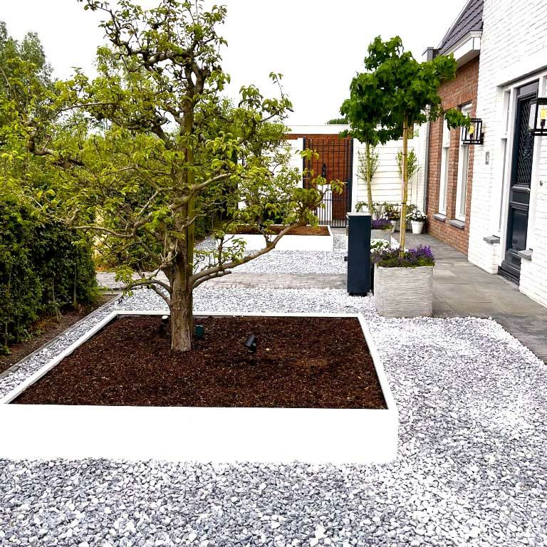 Hochbeet aus pulverbeschichtetem Stahl Miami xxl 200 x 200 cm
