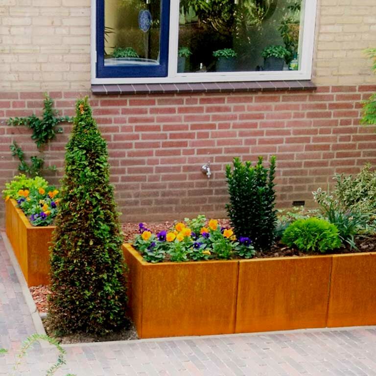 Hochbeet aus Cortenstahl Texas xxl 150 x 50 cm