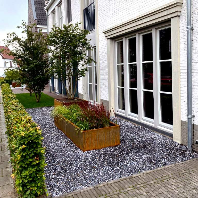 Hochbeet aus Cortenstahl Texas xxl 240 x 100 cm