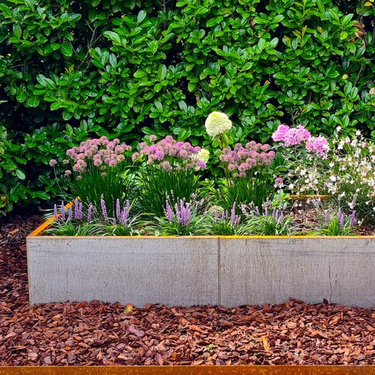 Hochbeet aus Cortenstahl Texas xxl 320 x 120 cm