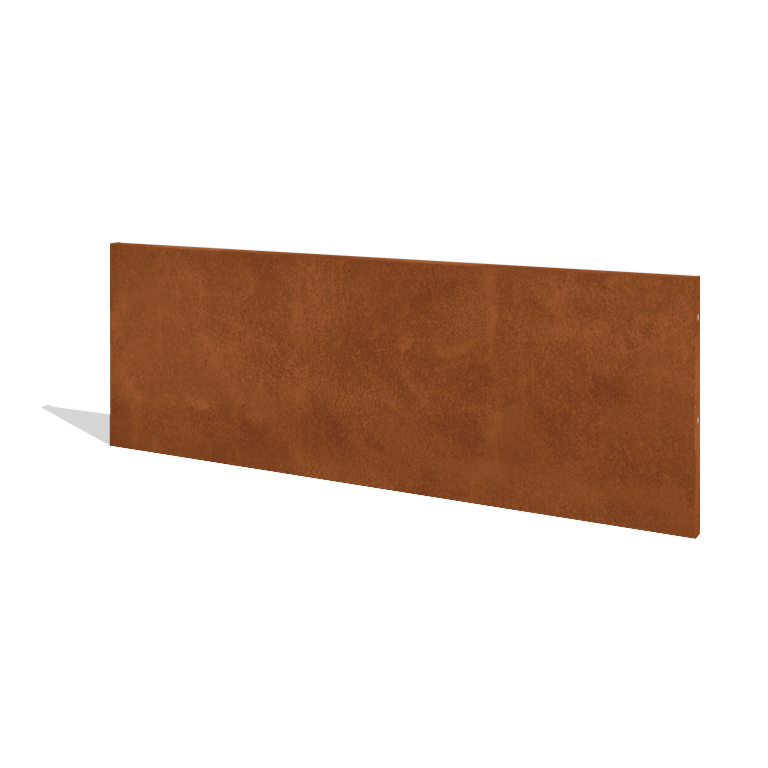 Sichtschutzzaun aus Cortenstahl H Paneel 180 x 63,3 cm