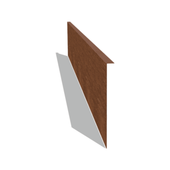 Beeteinfassung gebogen aus Cortenstahl 34 cm (Länge 240 cm)