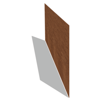 Beeteinfassung gerade aus Cortenstahl 37,5 cm (Länge 150 cm)