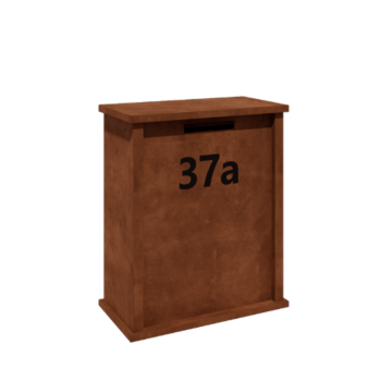 Arizona Briefkasten Typ L aus Cortenstahl