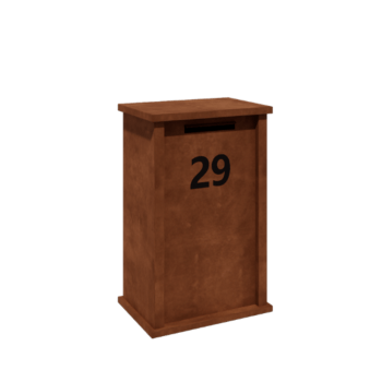 Arizona Briefkasten Typ M aus Cortenstahl
