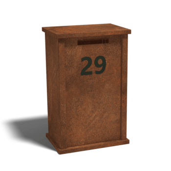Arizona Briefkasten Typ M aus Cortenstahl