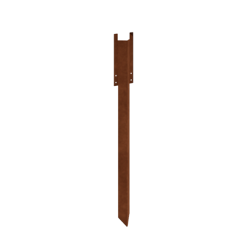 Cortenstahl Erdspieß - Höhe Beeteinfassung XL 45 cm