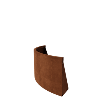 Cortenstahl Stützmauer - Außenkurve - 100 x 100 x 50 cm