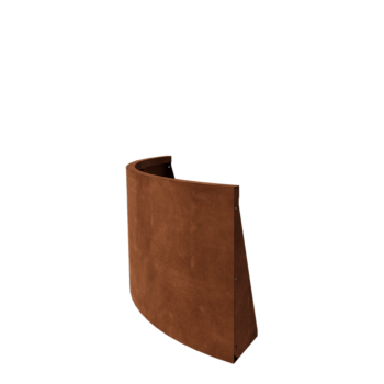 Cortenstahl Stützmauer - Außenkurve - 100 x 100 x 60 cm