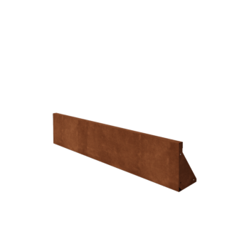 Cortenstahl Stützmauer - Gerade - 150 x 30 cm