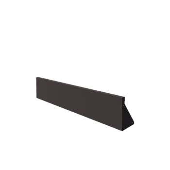 Stützmauer aus Stahl - Gerade - 150 x 30 cm - RAL7016 matte (anthrazitgrau)