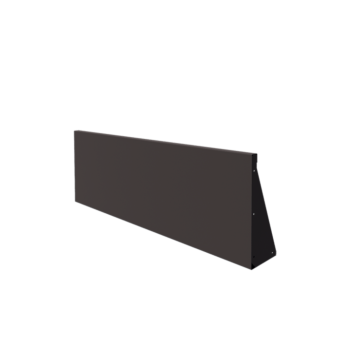 Stützmauer aus Stahl - Gerade - 150 x 50 cm - RAL7016 matte (anthrazitgrau)