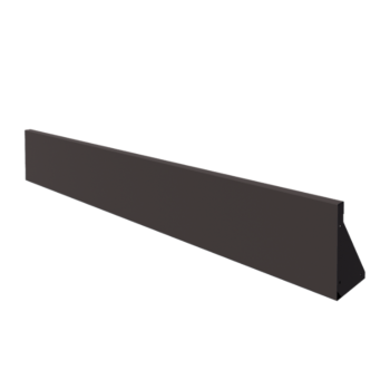 Stützmauer aus Stahl - Gerade - 200 x 30 cm - RAL7016 matte (anthrazitgrau)