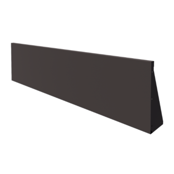 Stützmauer aus Stahl - Gerade - 200 x 50 cm - RAL7016 matte (anthrazitgrau)