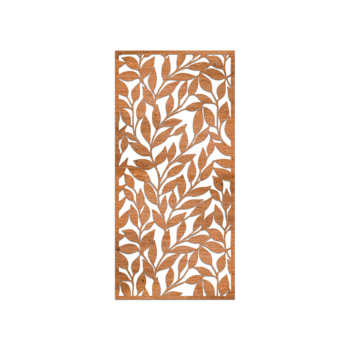 Cortenstahl Wanddeko - Blätter Small - 60 x 28,8 cm