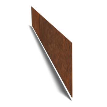 Beeteinfassung gerade aus Cortenstahl 25 cm (Länge 150 cm)