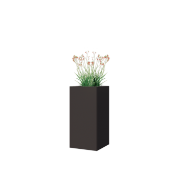 Pflanzkübel aus Stahl - Viereckig - 30 x 30 x 60 cm - Andere RAL farbe - Ohne Bodenplatte