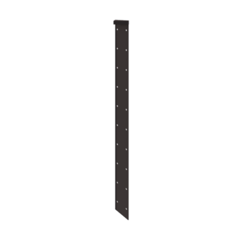 Pflanzkübel aus Stahl - Eckstück 180° - 100 cm - RAL7016 matte (anthrazitgrau)