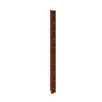 Cortenstahl Pflanzkübel - Eckstück 90° - 100 cm