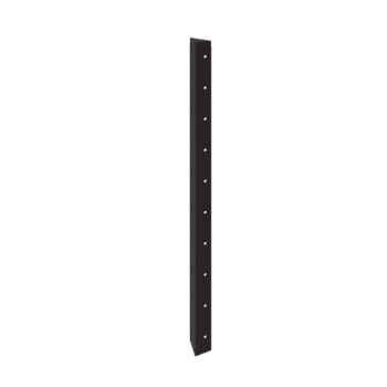 Pflanzkübel aus Stahl - Eckstück 90° - 100 cm - RAL7016 matte (anthrazitgrau)