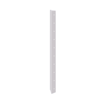 Pflanzkübel aus Stahl - Eckstück 90° - 100 cm - RAL9010 matte (weiß)