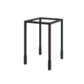 Pergola aus Stahl - Viereckig - 224 x 200 x 230 cm - RAL7016 matte (anthrazitgrau) - Mit Betonsockel