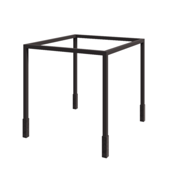 Pergola aus Stahl - Viereckig - 324 x 300 x 230 cm - RAL7016 matte (anthrazitgrau) - Mit Betonsockel