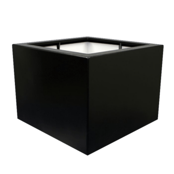Fiberglas Pflanzkübel - Viereck - 100 x 100 x 60 cm - Mit Boden