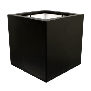 Fiberglas Pflanzkübel - Viereck - 120 x 120 x 120 cm - Mit Boden
