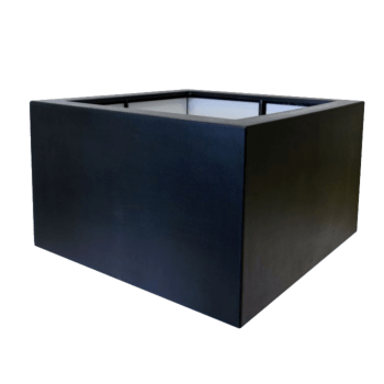 Fiberglas Pflanzkübel - Viereck - 120 x 120 x 60 cm - Mit Boden