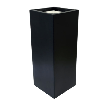 Fiberglas Pflanzkübel - Viereck - 40 x 40 x 100 cm - Mit Boden