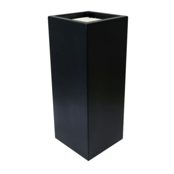Fiberglas Pflanzkübel - Viereck - 40 x 40 x 120 cm - Mit Boden