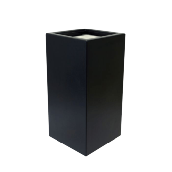 Fiberglas Pflanzkübel - Viereck - 50 x 50 x 80 cm - RAL9010 matte (Weiß) - Mit Boden